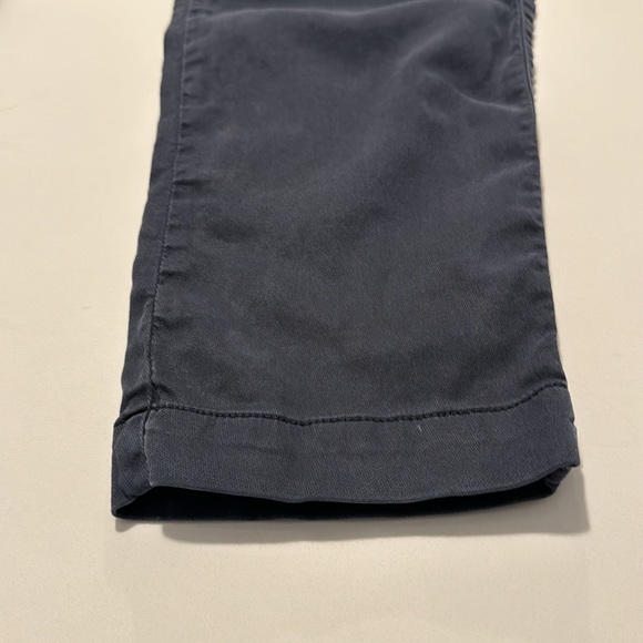 Mason’s cropped cargo pants in blue with orange lace belt - Picture 3 of 13